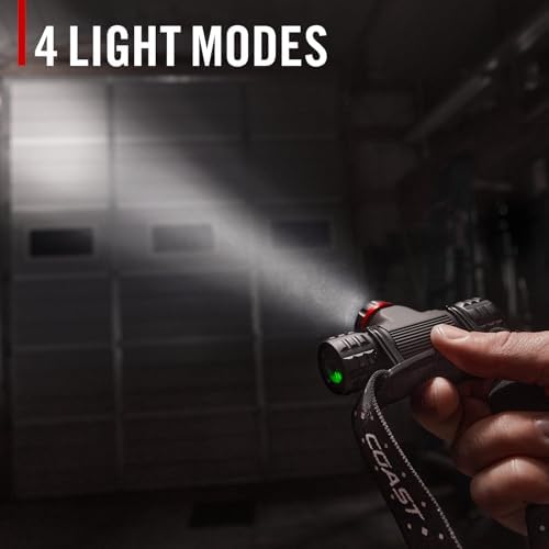 Coast XPH30R 1200 Lumen USB-C Rechargeable Dual Power Headlamp with Twist Focus Beam and Magnetic Base, 4.37 oz. - Black - Image 6