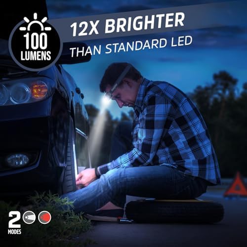 Energizer Universal LED Headlamp (2-Pack), IPX4 Water Resistant Headlamps, Bright Head Light for Outdoors, Camping, Running, Storm, Survival LED Light for Emergencies (Batteries Included) - Image 2