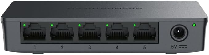Grandstream GWN7700 | 5-Port Gigabit Ethernet Unmanaged Network Switch | Plug & by Grandstream