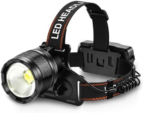 Staaricc Super Bright Headlamp Rechargeable High Lumen/Head lamp for Adults by Staaricc