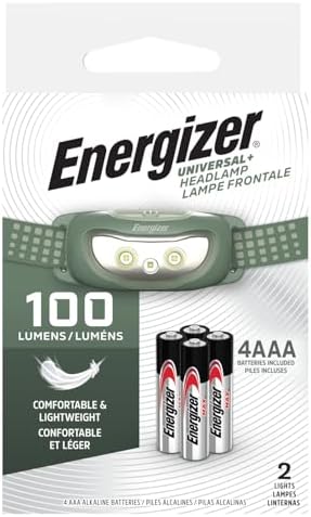 Energizer Universal LED Headlamp (2-Pack), IPX4 Water Resistant Headlamps, Bright Head Light for Outdoors, Camping, Running, Storm, Survival LED Light for Emergencies (Batteries Included) - Image 7