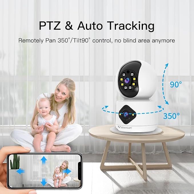 VSTARCAM 720P Double-Lens Indoor Cameras - Image 3