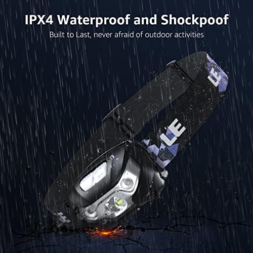 Lighting EVER LED Headlamp Rechargeable IPX4 Waterproof Headlight 2 Pack - Image 6