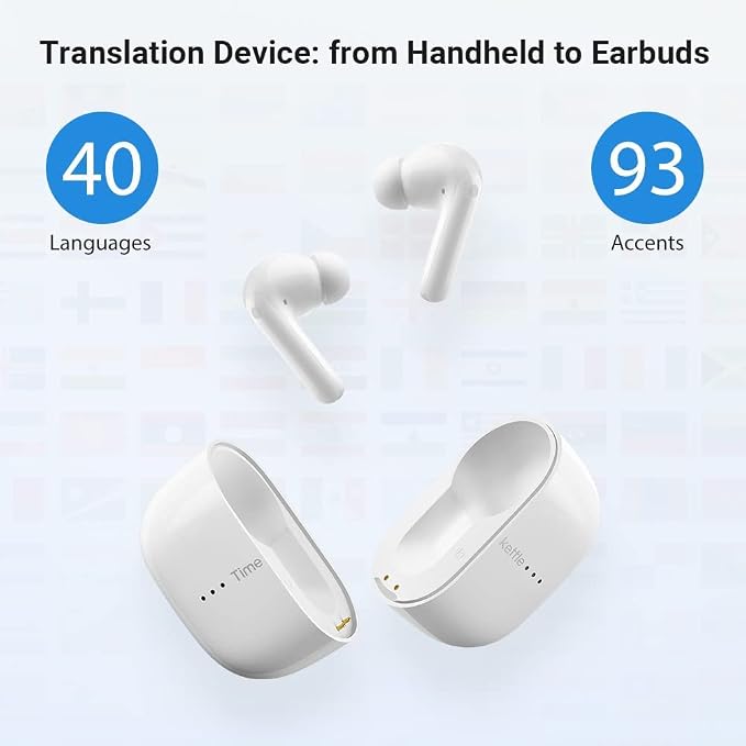 Timekettle M3 Language Translator Earbuds, Two-Way Translator Device - Image 2
