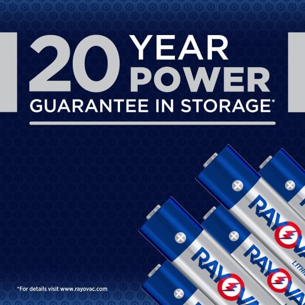 Rayovac 1.5V Lithium AA Batteries, Double A Batteries - Image 4