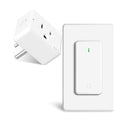 Remote Plug in On Off Switch, Wireless On/Off Light Switch Wall Mounted by greencycle