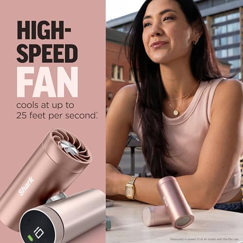 Shark ChillPill 3-in-1 Fan, Mist and Cooling Plate, Rose Gold, FA022GD - Image 3