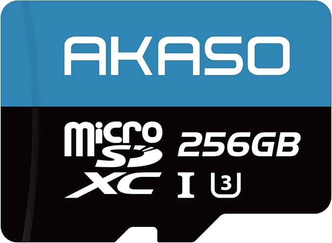 AKASO 256GB microSDXC U3 Memory Card by AKASO