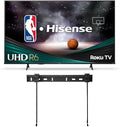 Hisense Smart TV 58-Inch 4K UHD R0KU LED Screen + Free Wall Mount with Wi-Fi Game Mode DTS Studio Sound Compatibility with Google Assistant and Alexa Motion Rate 120 HDR10 (Renewed) by Amazon+Renewed