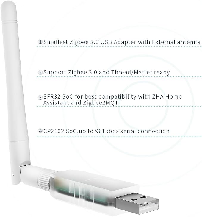 SMLIGHT SLZB-07 Zigbee 3.0 Coordinator Thread/Matter Mini USB Adapter Works - Image 3