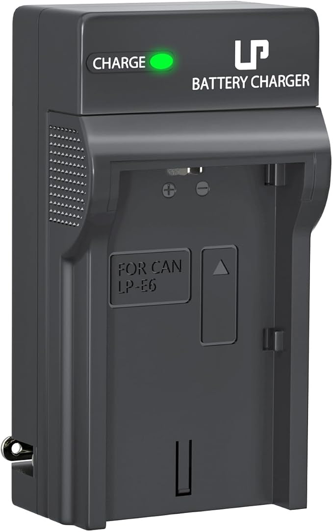 LP LP-E6 LP E6N Battery Charger, Charger Compatible by LP