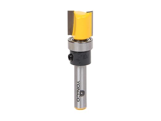 YONICO Flush Trim Router Bit 1/2-Inch Hinge Mortise 1/4-Inch Shank 14169q - Image 3