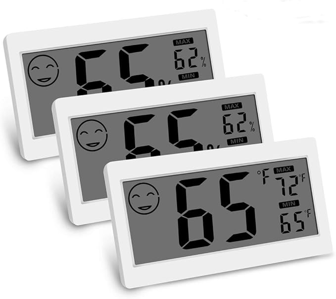 Digital Thermometer Indoor Hygrometer Room Temperature Monitor Humidity Gauge by JLENOVEG