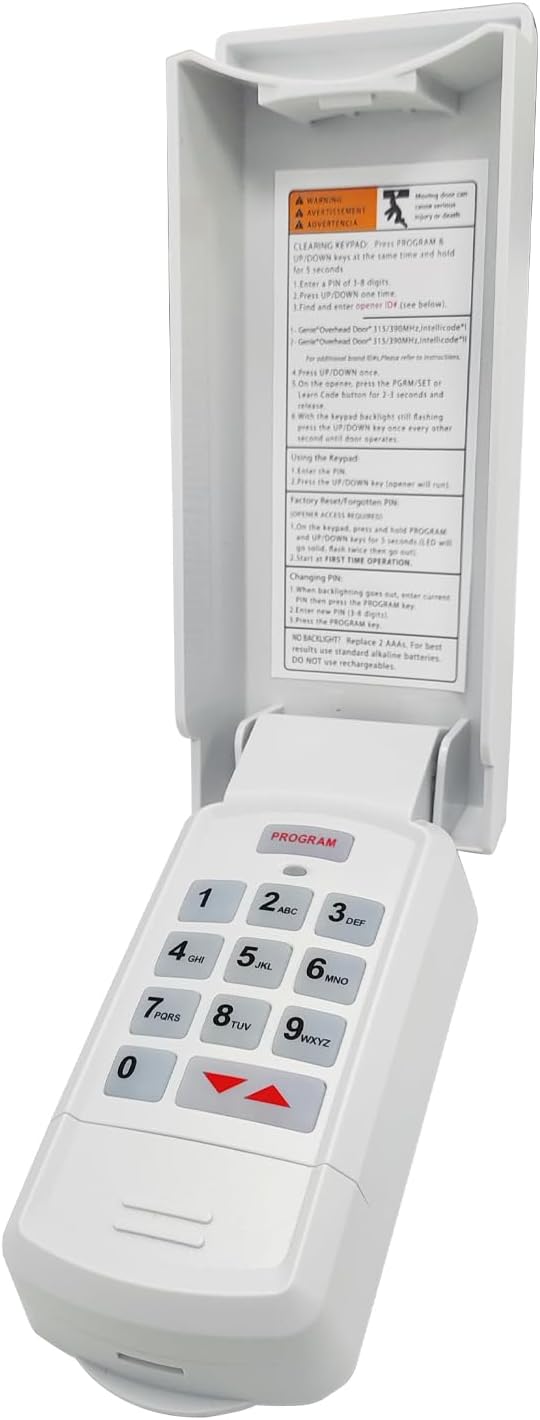 for Genie Garage Door Opener Keypad Compatible by XDTKML