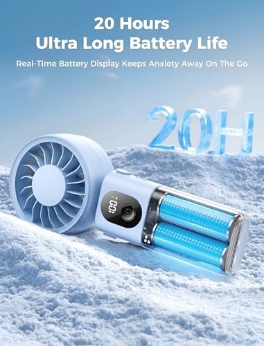 Aecooly Mighty Portable Handheld Fan | 20H Max Cooling | 3 Flexible Modes - Image 6