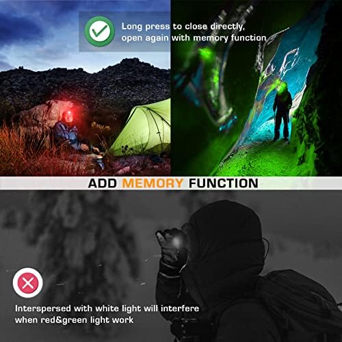 EverBrite Headlamp, 5 Pack LED Head Lamp for Kids & Adults, Red Light - Image 5