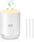 Portable Mini Humidifier, Auto Shut-Off, 2 Mist Modes, Quite, Small Humidifiers for Bedroom Travel Office Desk Plants(White) by 1