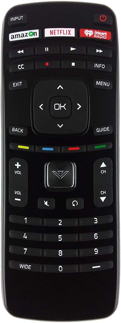Vizio XRT112 Factory Original Replacement Smart TV Remote Control (Amazon/Netflix/iHeartRadio) - New 2017 Model by VIZIO