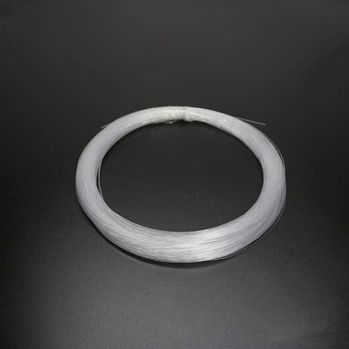 AZIMOM PMMA Plastic End Glow Fiber Optic Cable 0.75mm 100m/Roll by AZIMOM