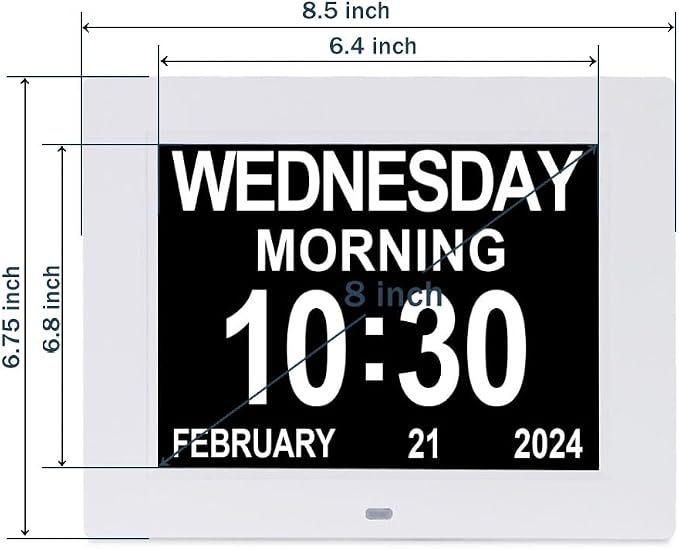 SSINI Dementia Clock Large Digital Calendar - Image 2