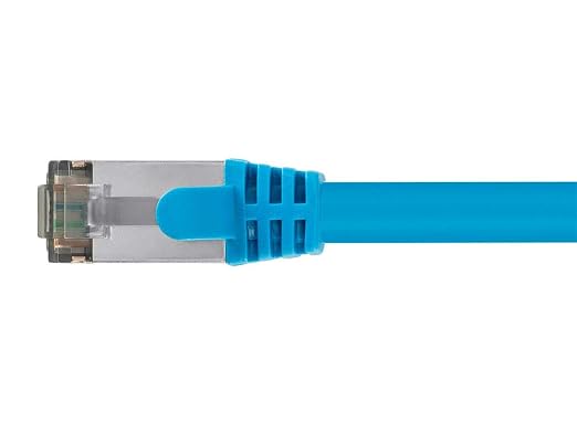 Monoprice Cat8 25ft Blue Patch Cable Double Shielded 26AWG 2GHz 40G Pure Bare - Image 3