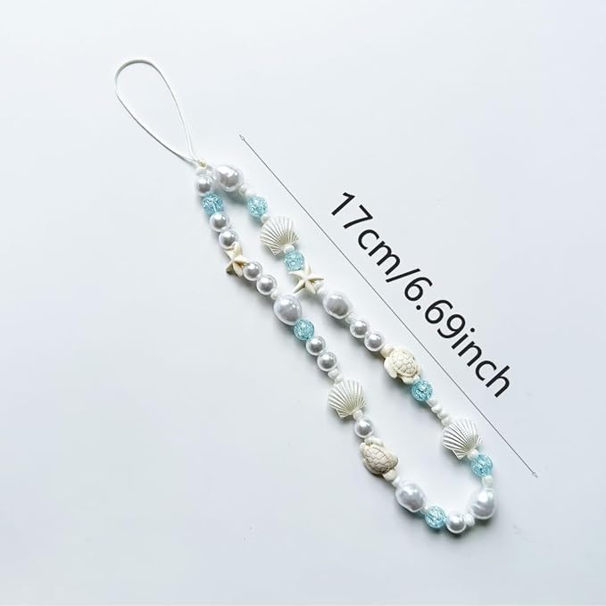 Cute Beaded Camera Wrist Strap for Phone, Digital Camera Charm Lanyard - Image 2
