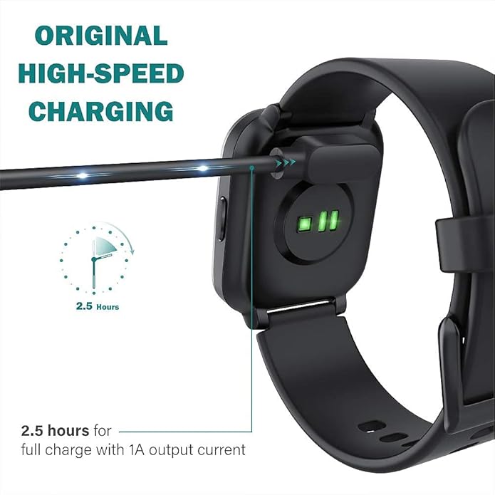 Lamshaw Compatible with TOOBUR IDW16 Smart Watch Charger, Magnetic USB Cable - Image 4