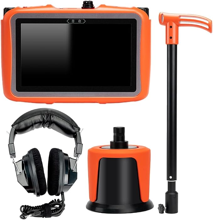 Outdoor Pipe Water Leak Detector, 5m Depth Underground Water Leak Detector by PQWT