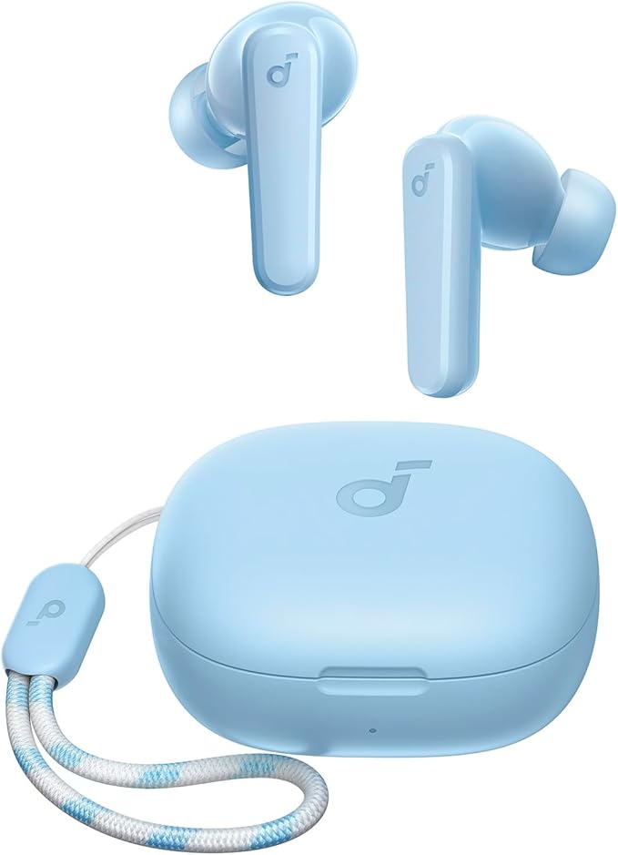 Soundcore by Anker P20i True Wireless Earbuds, with Big Bass, 30H Playtime | Bluetooth 5.3, Water-Resistant, 2 Mics for AI Clear Calls, 22 Preset EQs, Customization via App by Unknown