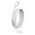 Flexible Cat 6 Ethernet Cable 270 °Upward Angle 25 Feet, Ultra Thin & Slim Rj45 by DUTEVOLNS