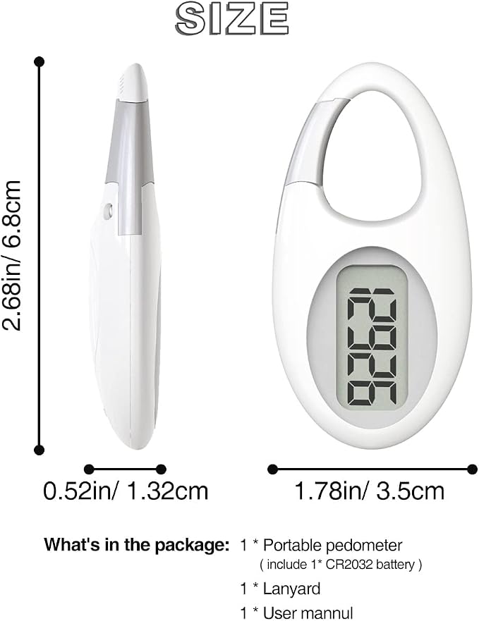 Simple 3D Step Counter, Walking Pedometer, Steps Tracker - Image 7