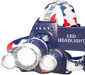 DanForce Headlamp. USB Rechargeable LED Head Lamp. Ultra Bright LUMINUS 1080 Lumen Headlamp Flashlight + Red Light. HeadLamps for Adults, Camping, Outdoors & Hard Hat Light. Zoomable IPX54 Headlight by DanForce