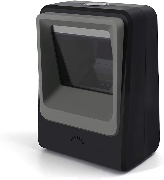 Handsfree 2D 1D Barcode Scanner, Alacrity QR Omnidirectional Desktop Bar Code by alacrity