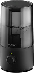 raydrop Humidifiers for Bedroom, raydrop Cool Mist Humidifiers for Babies, 1.0L Quiet Ultrasonic Humidifier, Space-Saving, Filterless, Auto Shut Off - (0.26 Gallon, US 110V) by raydrophumidifiers