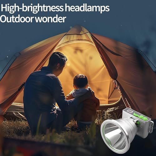 LED Headlamp Separate Design Outdoor Headlamp Waterproof Rechargeable Long Range Headlamp Suitable for Camping Hiking Hunting - Image 7