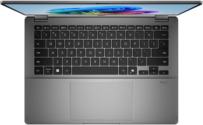 ASUS Vivobook Flip 14 2-in-1 Laptop: 14" OLED Touchscreen, Intel Core Ultra 7 256V Processor, 16GB RAM, 1TB SSD, Backlit Chiclet Keyboard, Thunderbolt 4, Copilot+ PC (Renewed) - Image 4