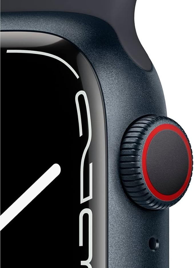 Apple Watch Series 7 GPS + Cellular, 45mm Midnight Aluminum Case - Image 3