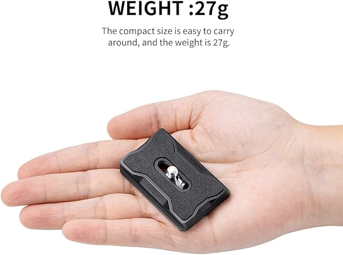 K&F CONCEPT K-28 Camera Tripod Quick Release Mounting Plate - Image 8