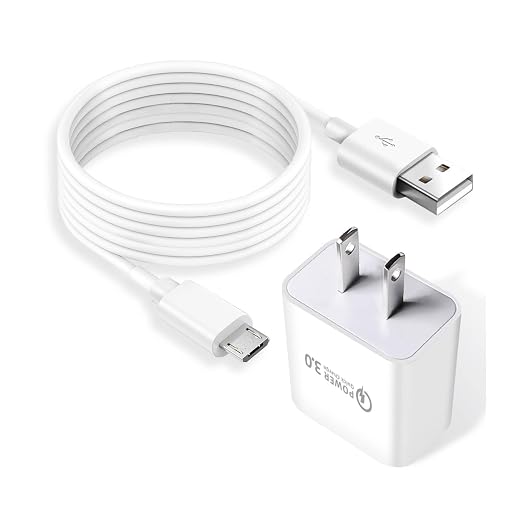 10FT Micro USB Charging Cable Arlo 9V Power Adapter by Unknown