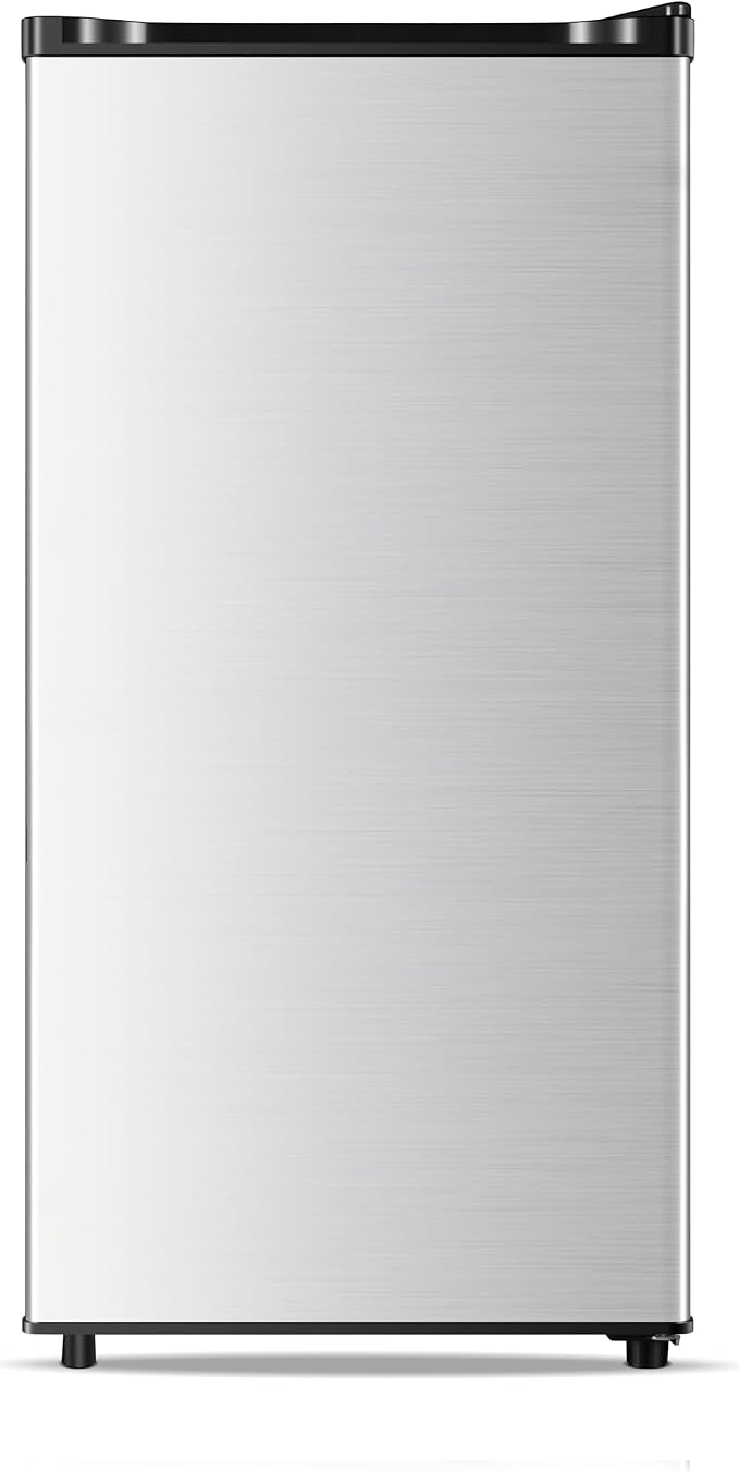 3.1 Cu.Ft Mini Fridge with Freezer, Single Door Mini Refrigerator, 7 Settings Temperature Adjustable, Compact Refrigerator for Apartment,Dorm, Office, Bedroom by HAILANG