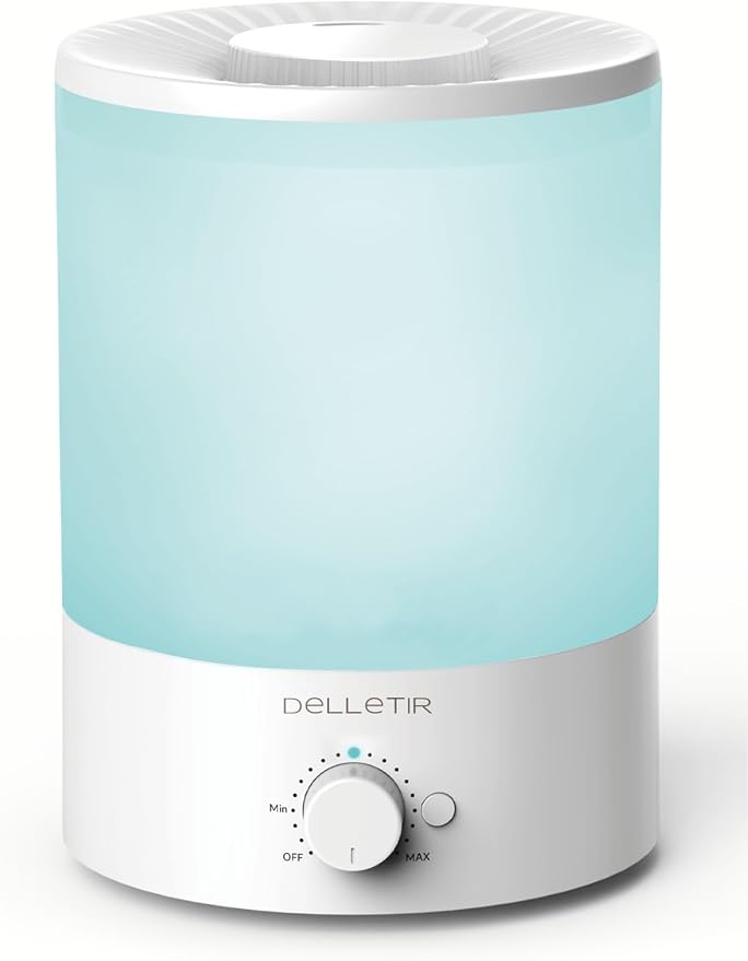 Cool Mist Humidifiers for Babies, Bedroom, Nursery, Home and Office | Super Quiet Ultrasonic Vaporizer, Large Top-Refill 3.5L, Essential Oil Diffuser, Auto Off, Easy Clean by Unknown