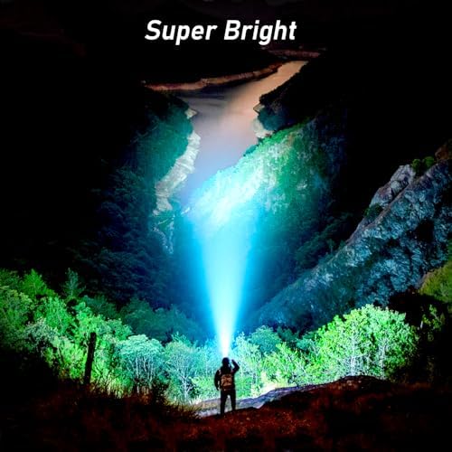 Blukar LED Headlamp Rechargeable, 2000L Super Bright Headlight Flashlight - Image 2