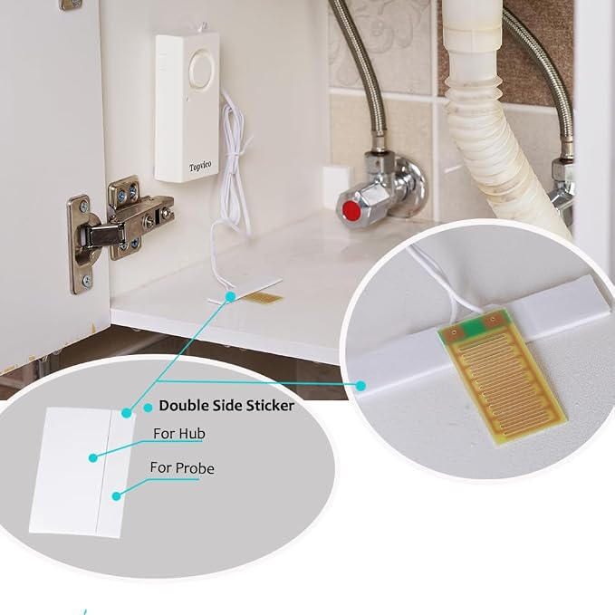 Water Alarm Leak Detector Moisture Sensor - Image 3