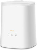 Crane Top Fill Ultrasonic Cool Mist Humidifier for Bedroom and Large Rooms, 1.2 Gallon Essential Oil Diffuser with Nightlight and Auto Shut-Off by Crane