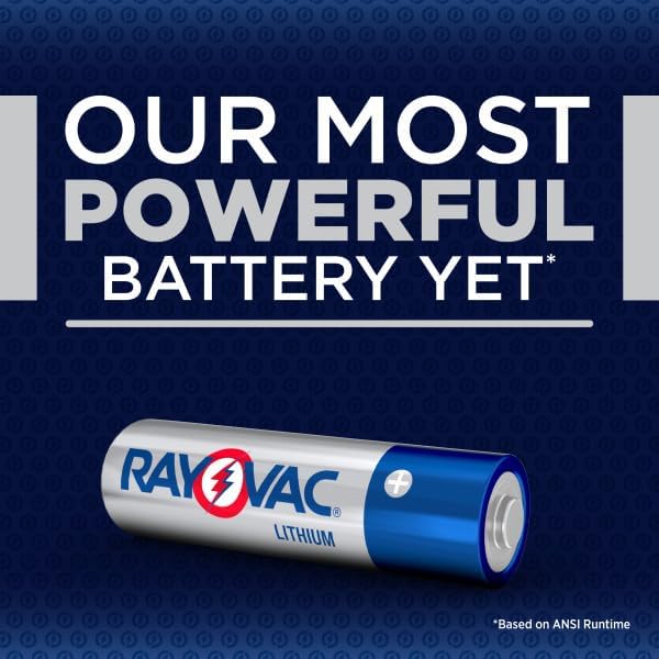 Rayovac 1.5V Lithium AA Batteries, Double A Batteries - Image 7
