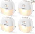 AUVON Plug in Night Light with Motion Sensor and Dusk to Dawn Sensor, Mini Warm by AUVON