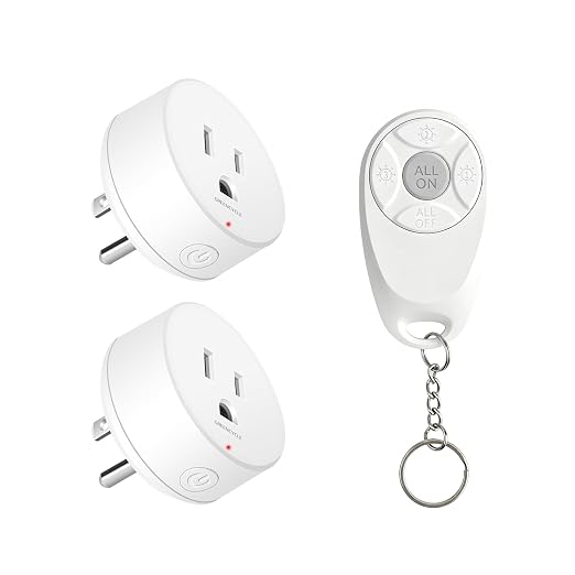 Remote Control Outlet, Wireless Light Switch, 500ft Range, No Wiring Needed by greencycle