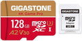 【For Switch 1 Only】GIGASTONE 128GB Micro SD Card, 4K Game Pro, MicroSDXC Memory by Gigastone