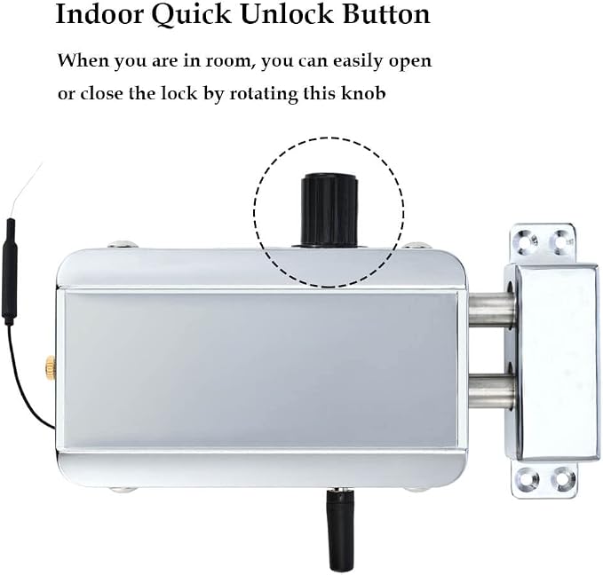 Electronic Deadbolt Anti-Theft Smart Hidden Door Lock - Image 3