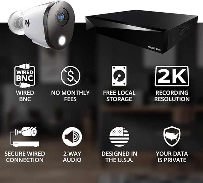 Night OWL FTD4-81-8L HD DVR Security KIT - Image 3